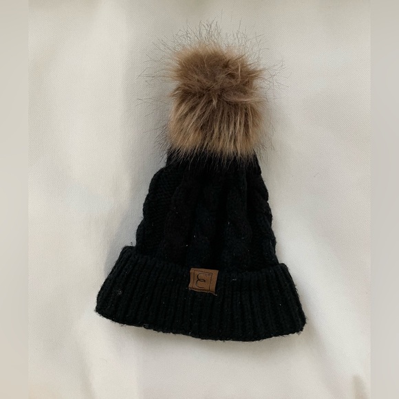 Winter Beanie with Pom Pom - Picture 2 of 2